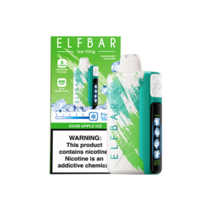 elfbar ice king 40000 sour apple ice